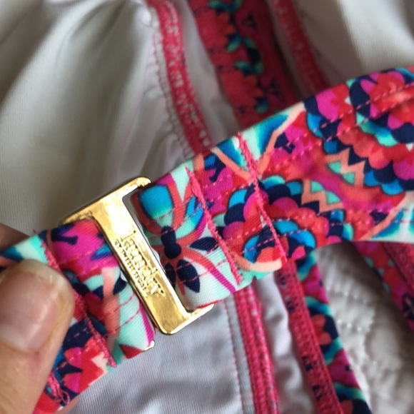 Laundry by Shelli Segal Swimsuit pink floral - Picture 7 of 7